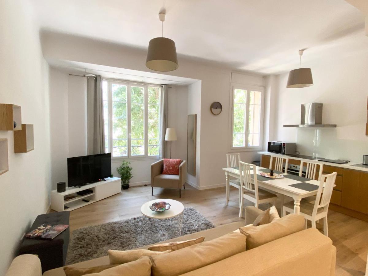 Stylish Two-Bedroom Apartment -Stayinantibes - 5 Soleau Bagian luar foto